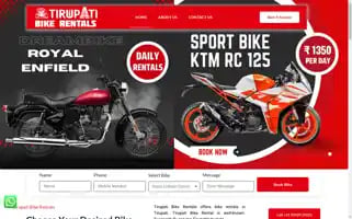 Tirupatibikerentals.com Screenshot 2024-05-21 16:37:00