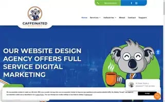 Caffeinatedmarketers.com Screenshot 2024-07-02 17:29:42