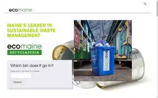 Ecomaine.org Screenshot 2024-05-09 12:55:21