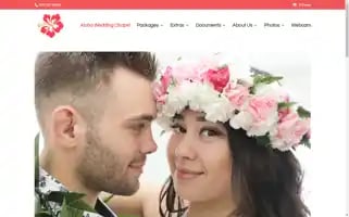 Alohaweddingchapel.com Screenshot 2024-07-04 10:43:48