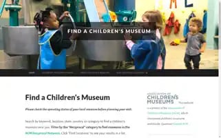 Findachildrensmuseum.org Screenshot 2024-05-09 17:14:11