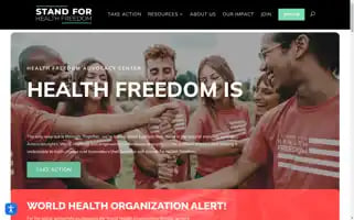 Standforhealthfreedom.com Screenshot 2024-06-17 15:29:48