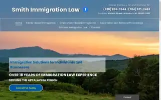 Smithimmigration.com Screenshot 2024-07-06 20:36:53