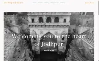 Thestepwellhotel.com Screenshot 2024-04-23 20:15:44
