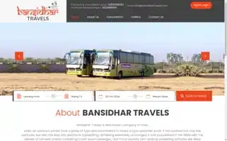 Bansidhartravels.in Screenshot 2024-04-22 11:09:08