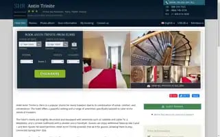 Hotelantintrinitehotelparis.com Screenshot 2024-04-18 15:55:11