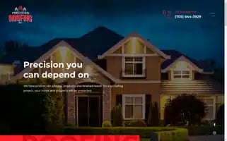 Precisionroofinginc.ca Screenshot 2024-07-08 02:17:34