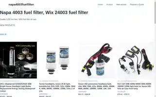 Napa4003fuelfilter.com Screenshot 2024-05-20 11:09:11