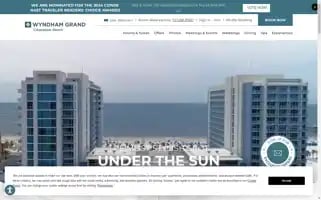 Wyndhamgrandclearwater.com Screenshot 2024-05-15 08:02:56
