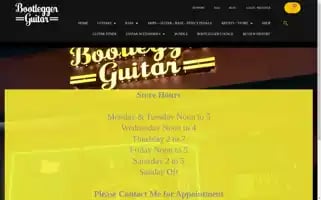 Bootleggerguitar.com Screenshot 2024-06-11 10:37:48
