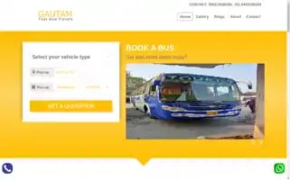 Gautamtourandtravels.com Screenshot 2024-04-18 17:53:39