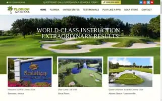 Floridagolfschoolvacations.net Screenshot 2024-04-25 05:48:29