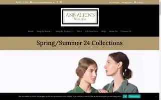 Annaleensboutique.ie Screenshot 2024-05-21 19:48:47