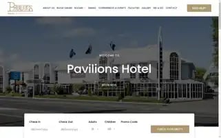 Pavilionshotel.co.nz Screenshot 2024-04-26 07:59:19
