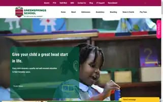 Greenspringsschool.com Screenshot 2024-07-04 18:52:09