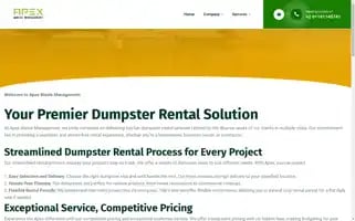 Apexwastemanagement.com Screenshot 2024-05-28 20:39:35