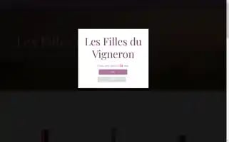 Lesfillesduvigneron.ca Screenshot 2024-06-11 10:56:32
