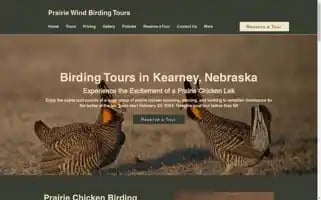 Prairiewindbirdingtour.com Screenshot 2024-04-23 01:09:15