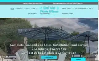 Delvalpoolsandspas.com Screenshot 2024-05-15 19:40:54