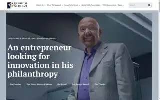 Schulzefamilyfoundation.org Screenshot 2024-06-30 20:56:39
