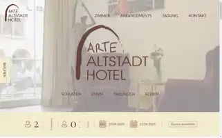 Altstadthotel-arte.de Screenshot 2024-04-18 16:29:00