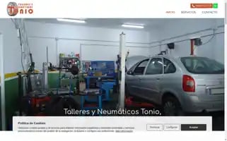 Talleresyneumaticostonio.es Screenshot 2024-06-26 21:19:48