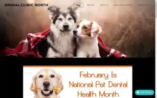 Animalclinicnorth.com Screenshot 2024-05-15 11:47:09