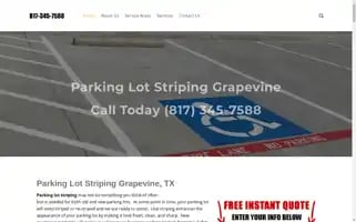 Linestripinggrapevine.com Screenshot 2024-04-15 15:37:11