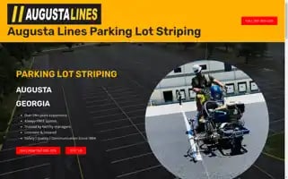 Parkinglotstripingaugusta.com Screenshot 2024-04-16 16:18:33