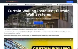 Curtainwallinginstaller.co.uk Screenshot 2024-06-13 16:25:28