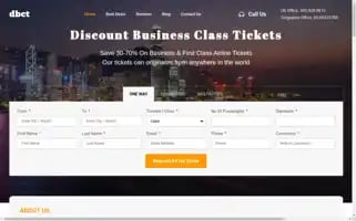 Discountbusinessclasstickets.com Screenshot 2024-04-18 06:14:38