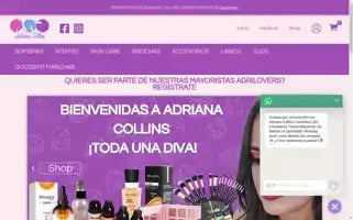 Adrianacollinscosmetic.com Screenshot 2024-05-26 07:37:06