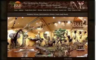 Bbtaxidermy.com Screenshot 2024-07-04 19:44:33