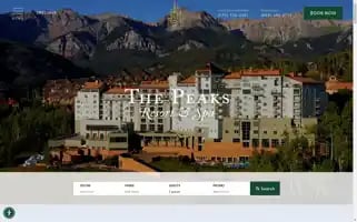 Thepeaksresort.com Screenshot 2024-05-14 10:20:17