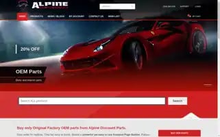 Alpinediscountparts.com Screenshot 2024-05-08 12:09:26