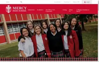 Mercyhighschool.com Screenshot 2024-07-02 21:50:48