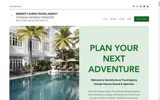 Serenityacrestravel.com Screenshot 2024-04-25 12:11:18