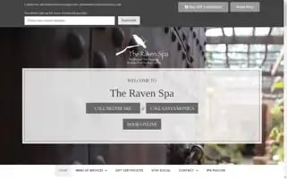 Theravenspa.com Screenshot 2024-05-14 10:36:43