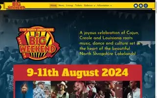 The-bigweekend.co.uk Screenshot 2024-05-22 06:13:06