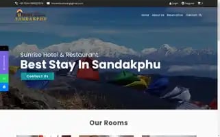 Sunrisehotelsandakphu.com Screenshot 2024-04-23 10:01:35