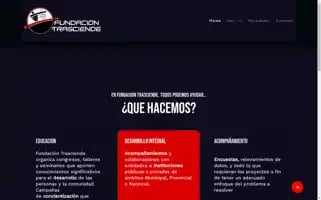 Fundaciontrasciende.com Screenshot 2024-05-24 13:48:01