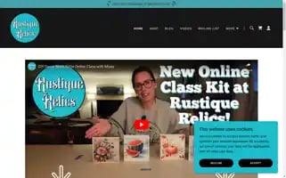 Rustiquerelics.com Screenshot 2024-06-27 16:37:03