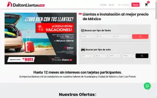 Daltonllantas.com Screenshot 2024-06-19 03:05:59