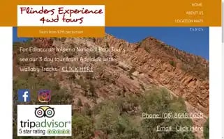 Flindersexperience4wdtours.com.au Screenshot 2024-04-25 21:24:47