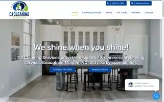 Cjcleaningservicesnc.com Screenshot 2024-05-09 03:02:25