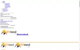 Bmtravelpeak.com Screenshot 2024-04-25 23:58:18