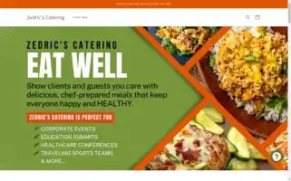 Zedricscatering.com Screenshot 2024-05-04 01:59:40