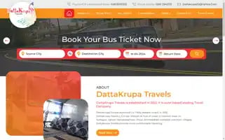 Dattakrupatravels.com Screenshot 2024-04-16 17:13:21