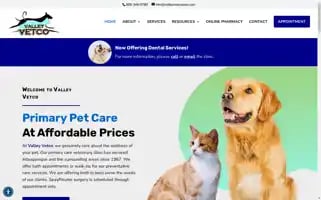 Valleyvetcopets.com Screenshot 2024-05-14 20:13:00
