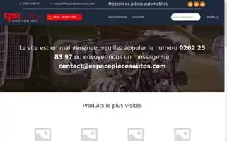 Espacepiecesautos.com Screenshot 2024-05-26 17:56:00